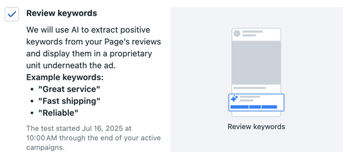 Review Keywords